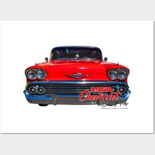 1958 Chevrolet Bel Air Impala Sport Coupe Posters and Art